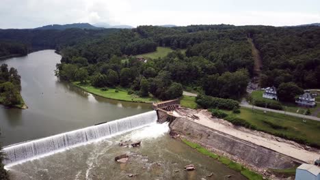 Fries-Virginia-aerial-push-in-to-old-textile-mill-site