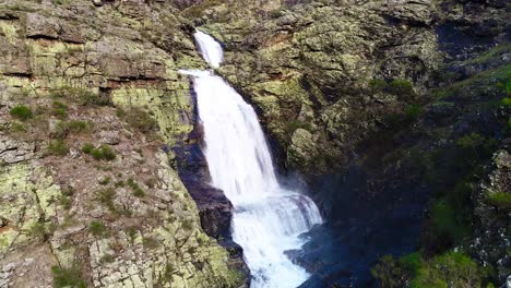 A-Tropical-Waterfall-in-a-Mountain-Canyon