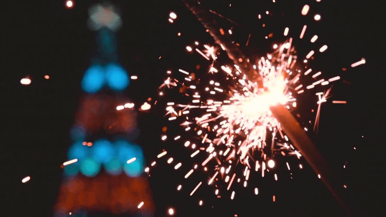 brillantes en las luces de navidad