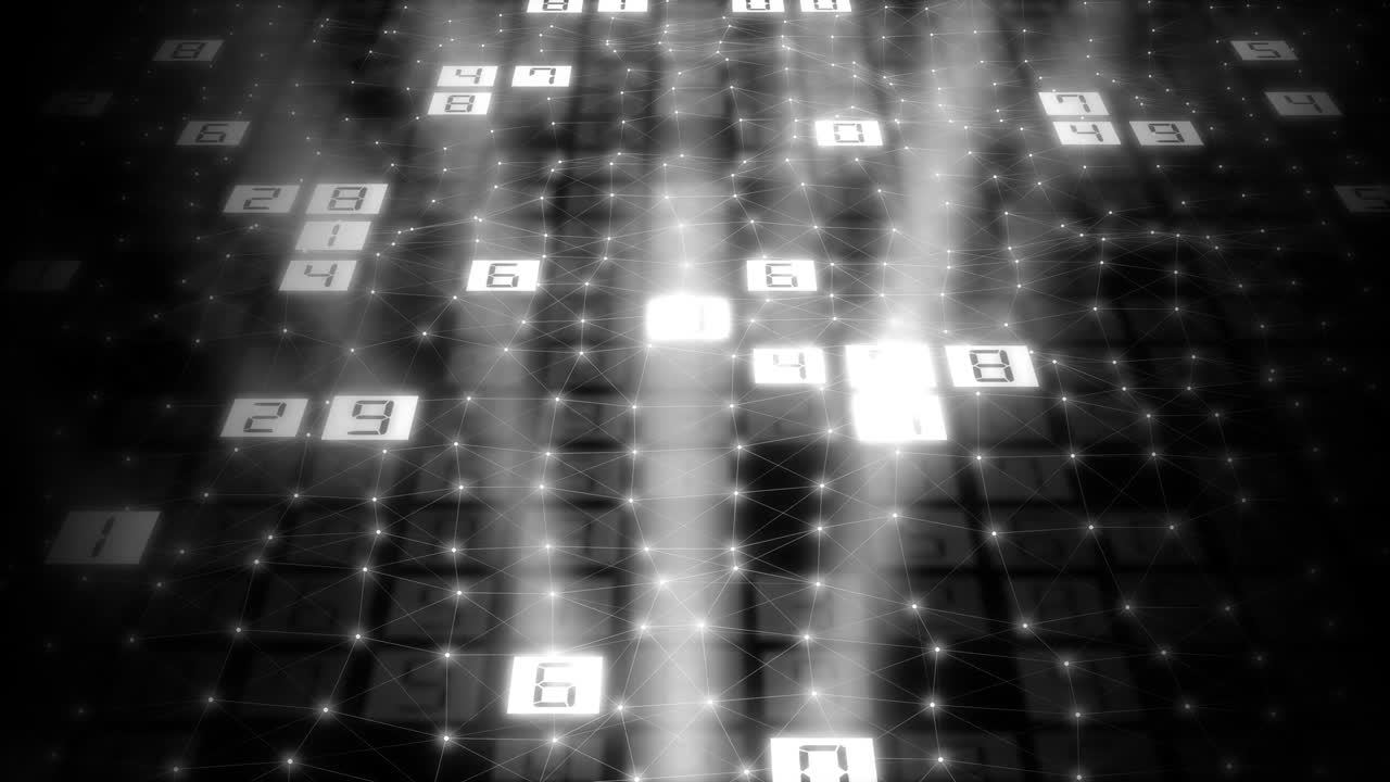 Abstract background with binary code