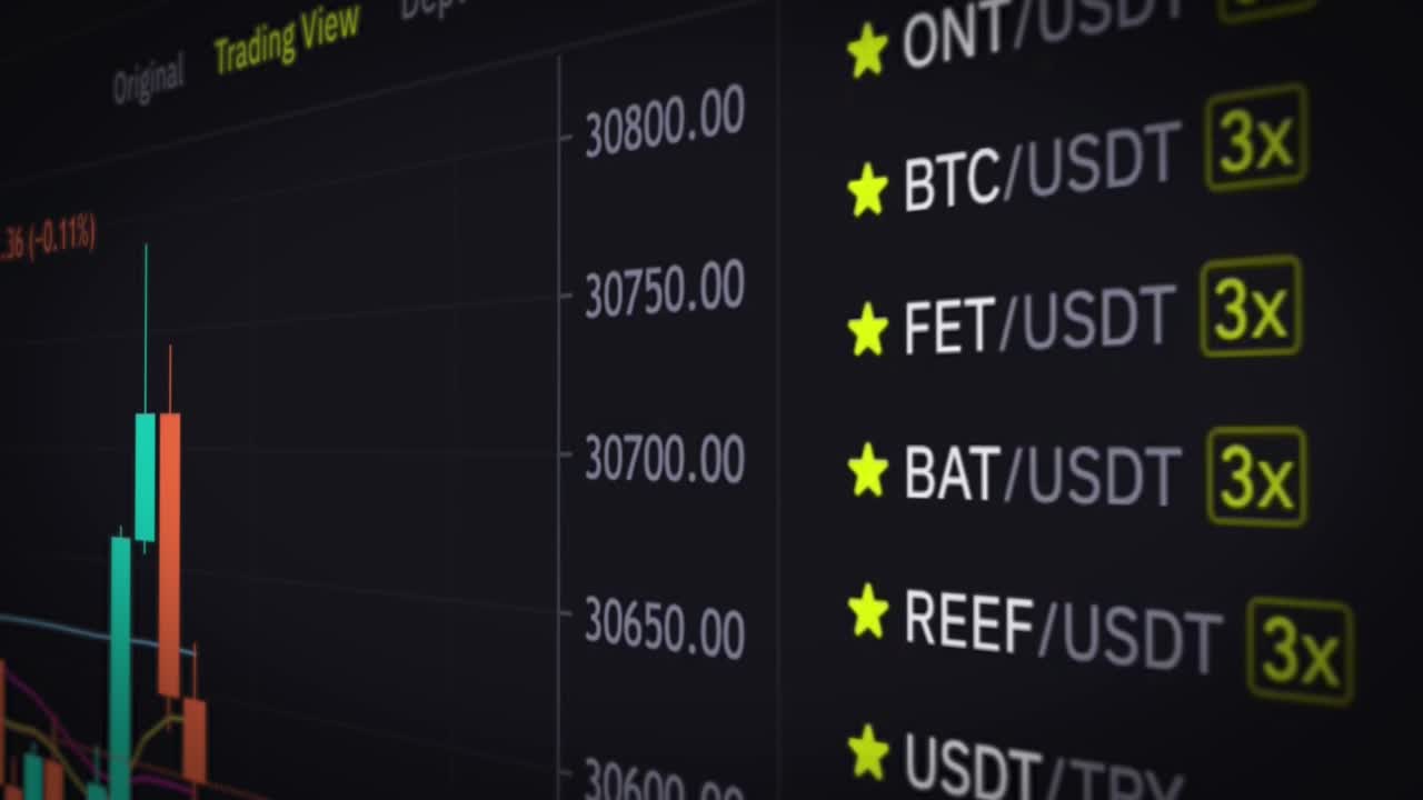 비트코인 인터페이스: 4k uhd 라이브 차트 및 통계