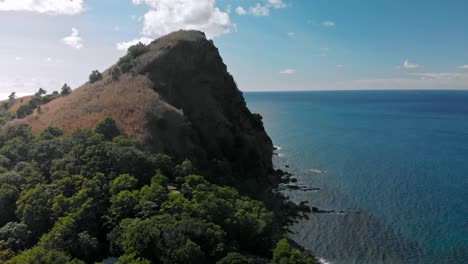 filmagem de drone voando sobre a ponta sul de st