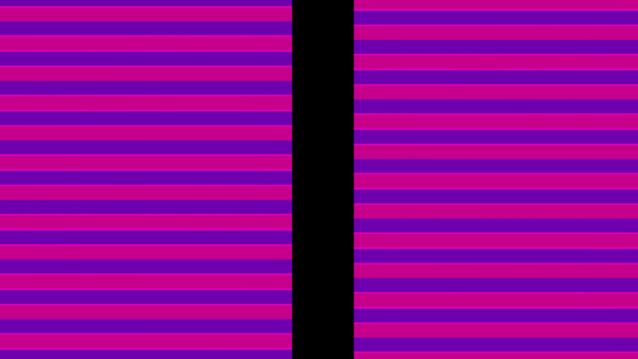 animación compuesta por rayas de colores intersectadas.