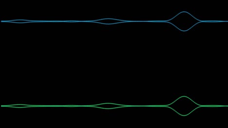 espectro de audio visualizador de audio gráficos de movimiento de línea lineal