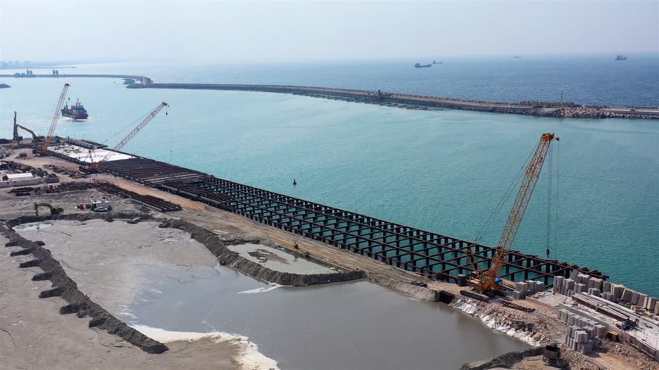 Port Construction Site