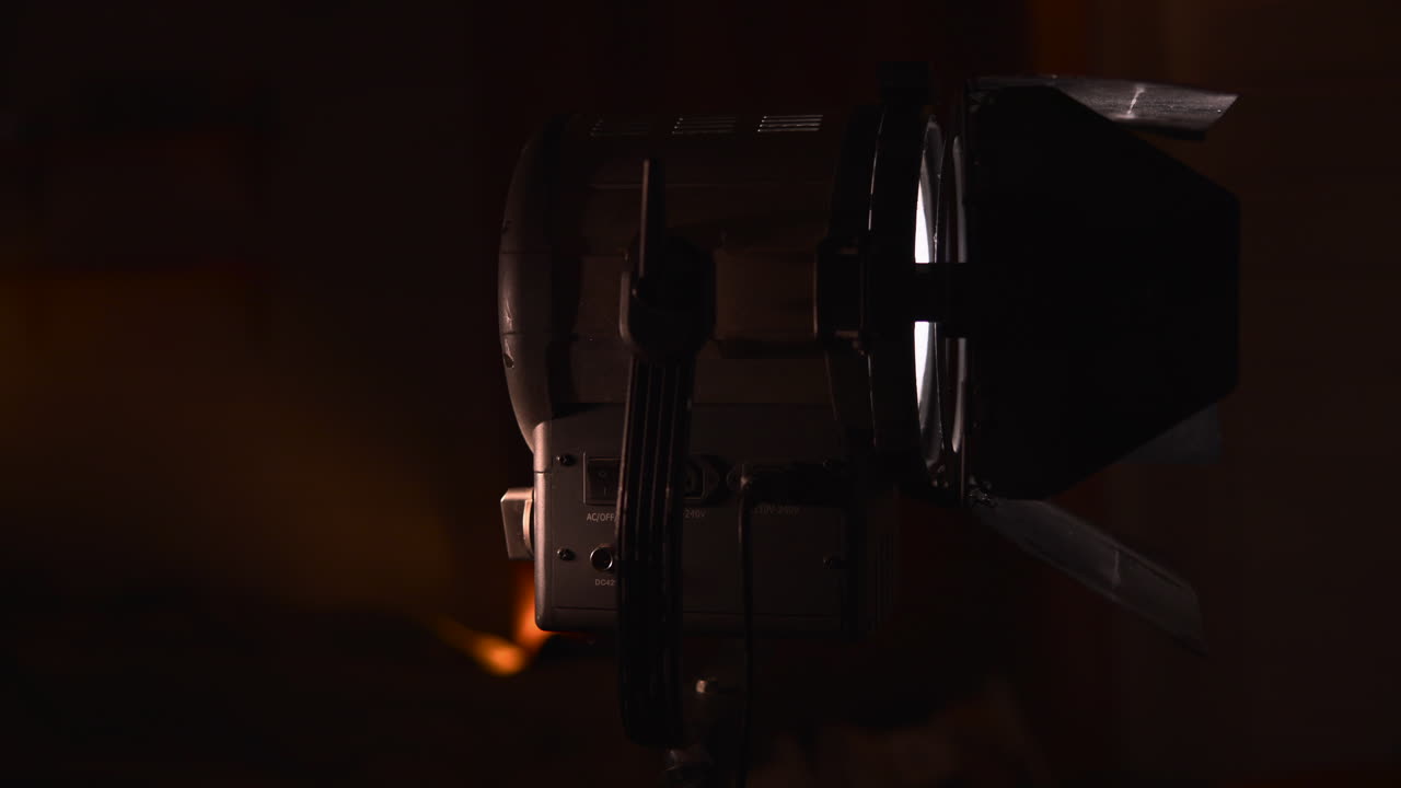 Bright Spotlight in Dark Environment