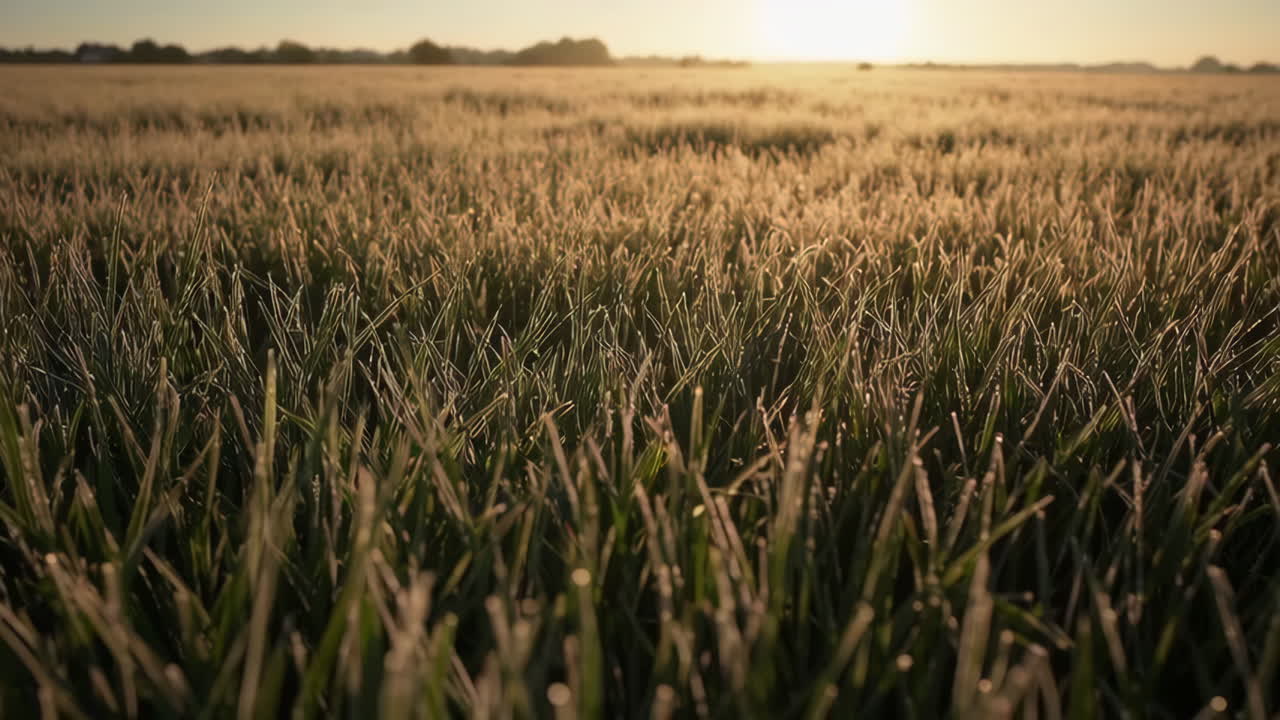 Frosty Sunrise Meadow