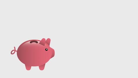 bank piggy saving money finance investment