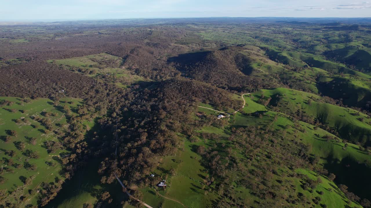Panoramic View Of Rifle Range Lookout In Bethany, Australia - Drone Shot