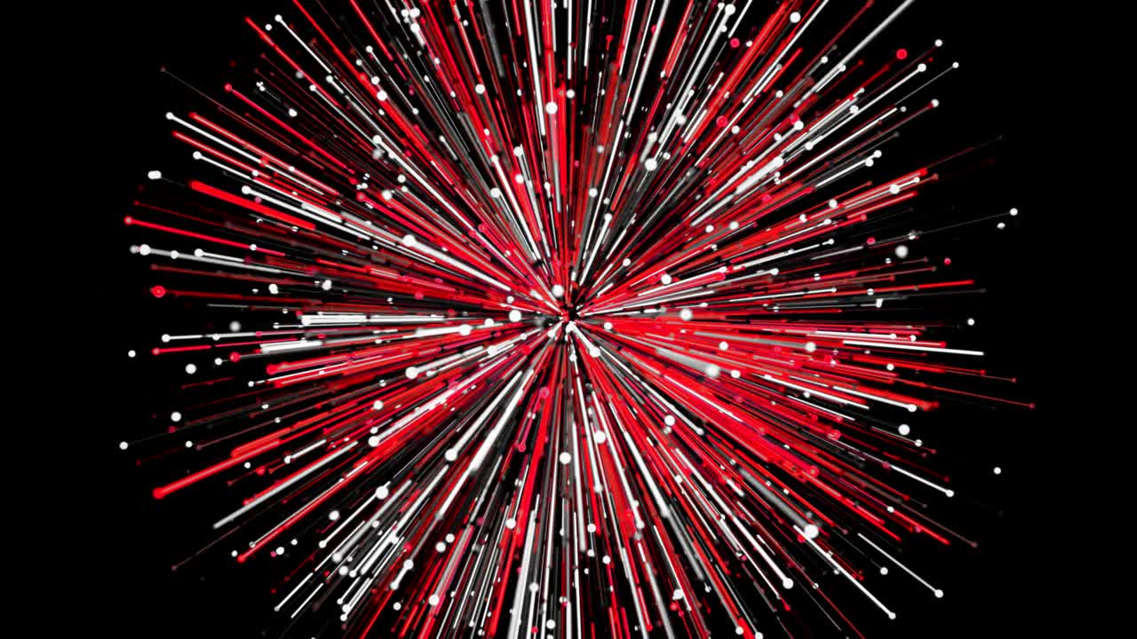 Particle explosion cloud.