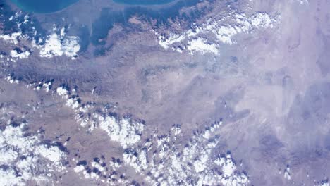 la tierra vista desde el espacio. imágenes de dominio público de la nasa