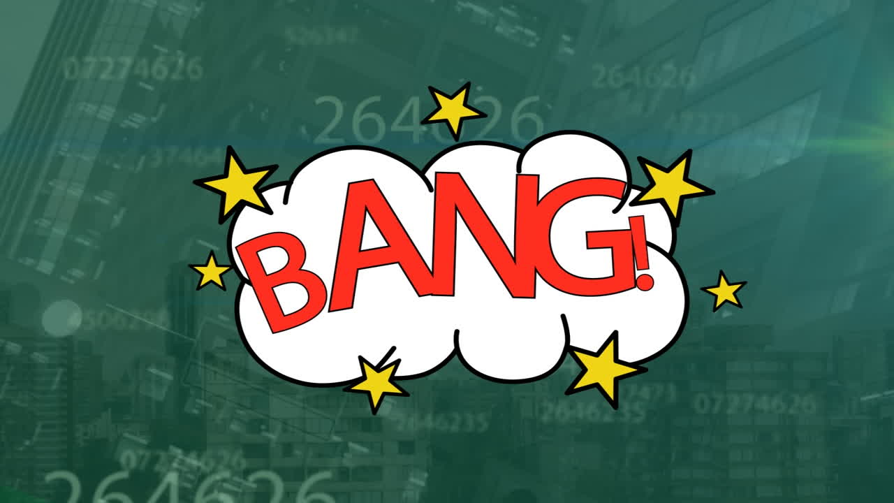 텍스트의 애니메이션과 시티스케이프의 데이터 처리