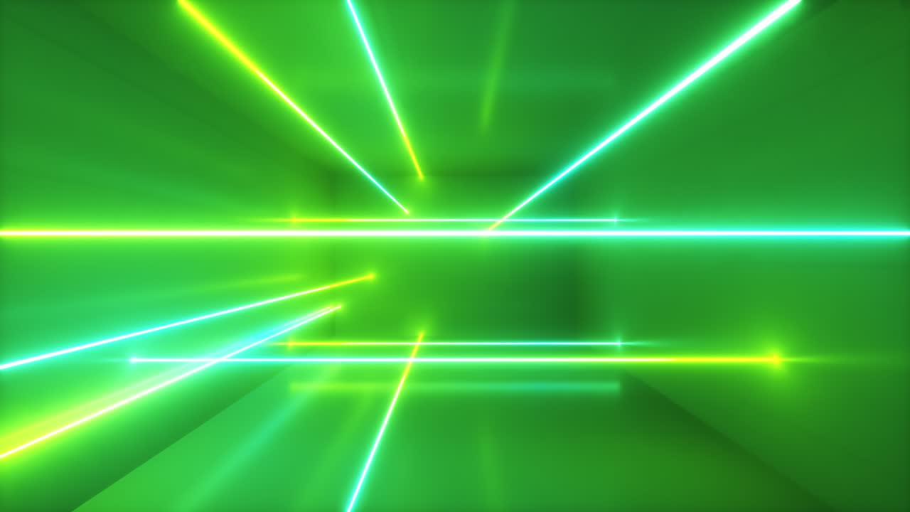 tunnel laser verde neon