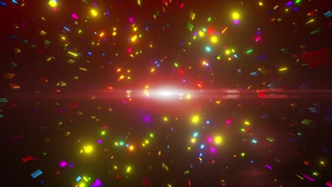 abstract colorful particle background