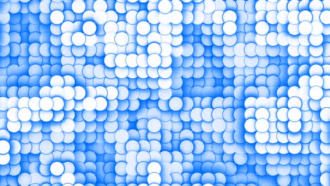 abstract blue and white circle pattern