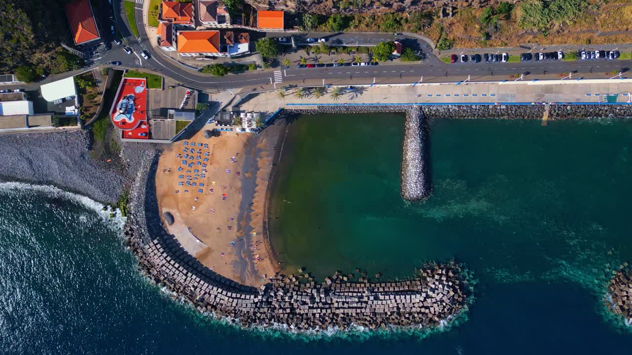 Calheta Waterfront Infrastructure, Coastal Transport Routes, Birdseye