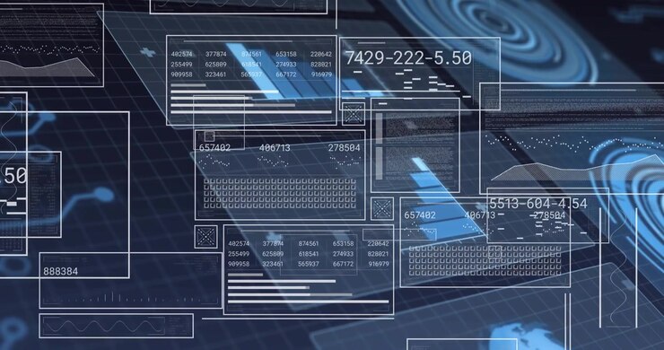 On launch HUD panels fading and sliding while windows updating data to visualize real time metrics