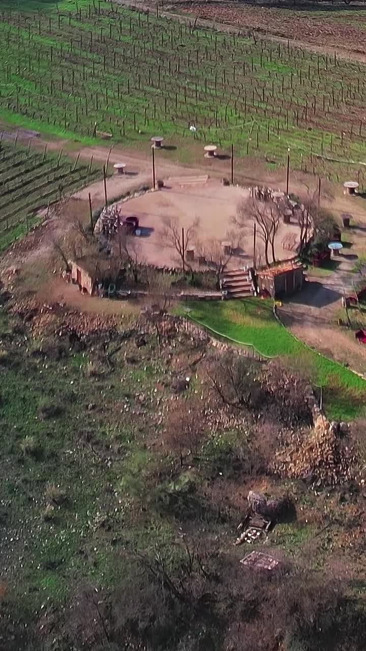 Vistas de olivos y paisajes cerca de Málaga, España, durante el día