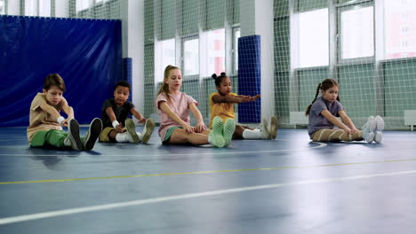 kids on the soccer field