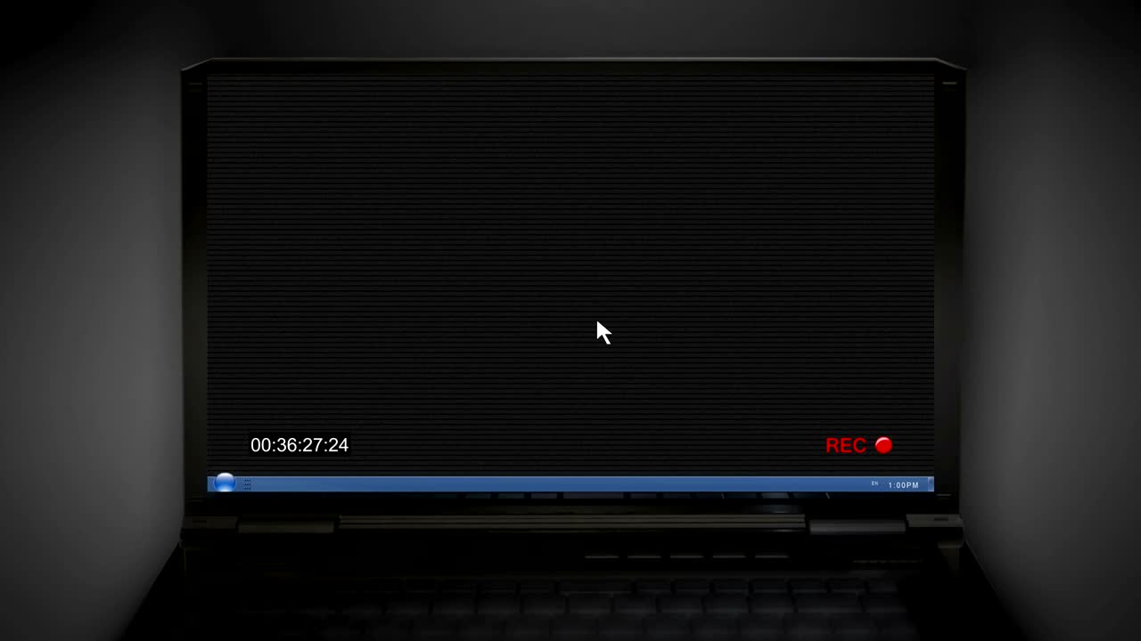 notebook with cctv for video surveillance