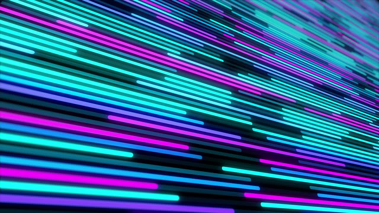 fondo abstracto. línea de neón púrpura patrón de línea 3d digital colorido