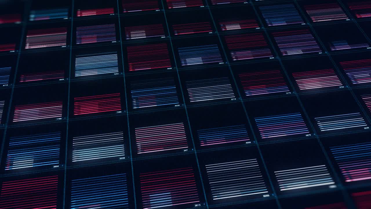 interfaz de visualización de datos abstractos