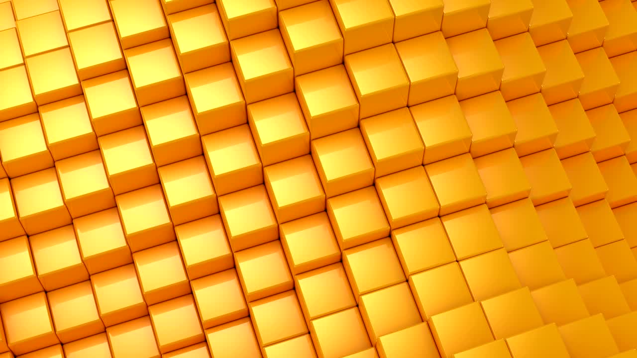 los cubos formaron una onda