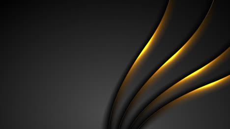 tecnología futurista fondo de movimiento abstracto con ondas brillantes de neón