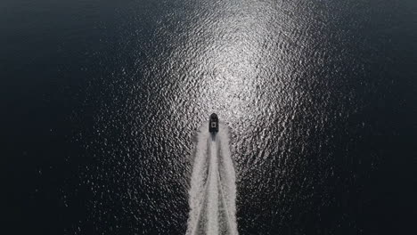 zodiac boat passing in front of famous perce rock