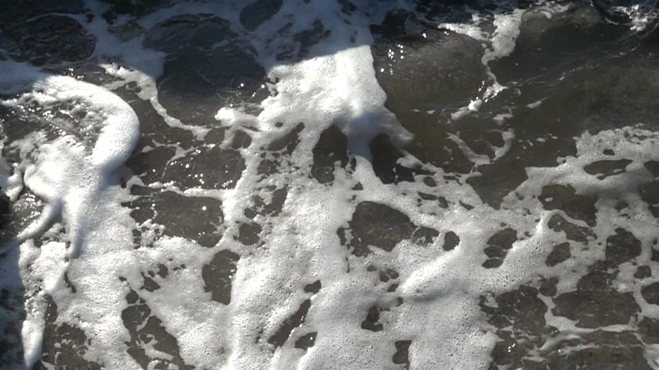 Shooting of a sea wave. Slow Motion. Sea wave