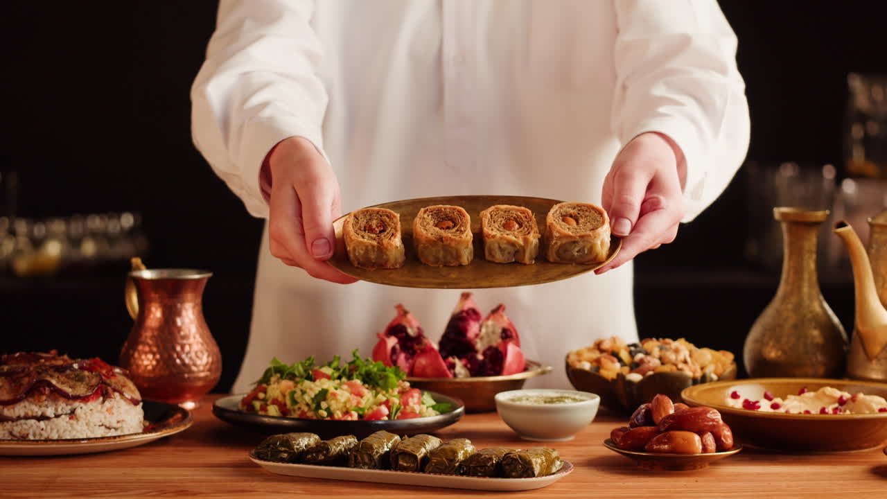 Middle Eastern Feast with Baklava