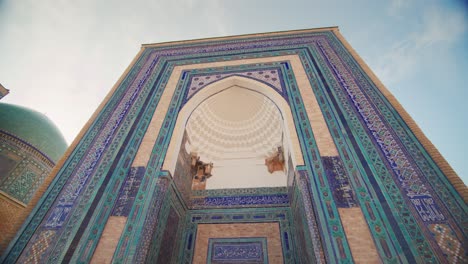 samarkand - shahi zinda mauzoleum, mozaiki, architektura islamska