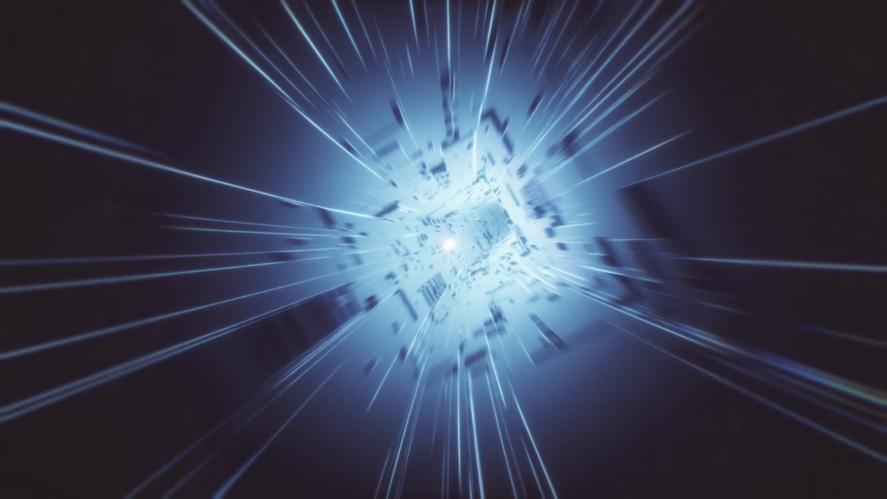 추상적 인 미래적 인 터널