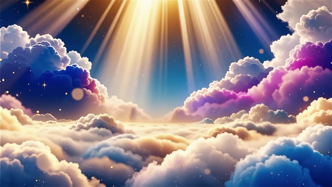 Christelijke Hemels Licht Aanbiddingsachtergrond