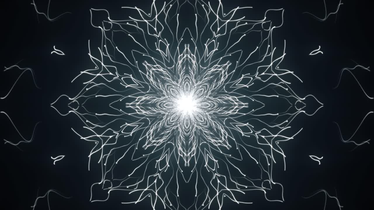 diseño abstracto de mandala brillante