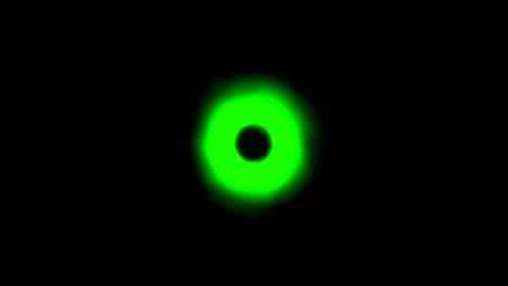 black background and moving black hole