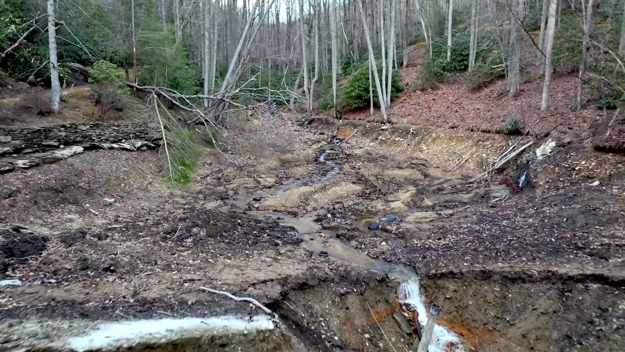 dam collapse hurricane helene, earthen dam near boone nc