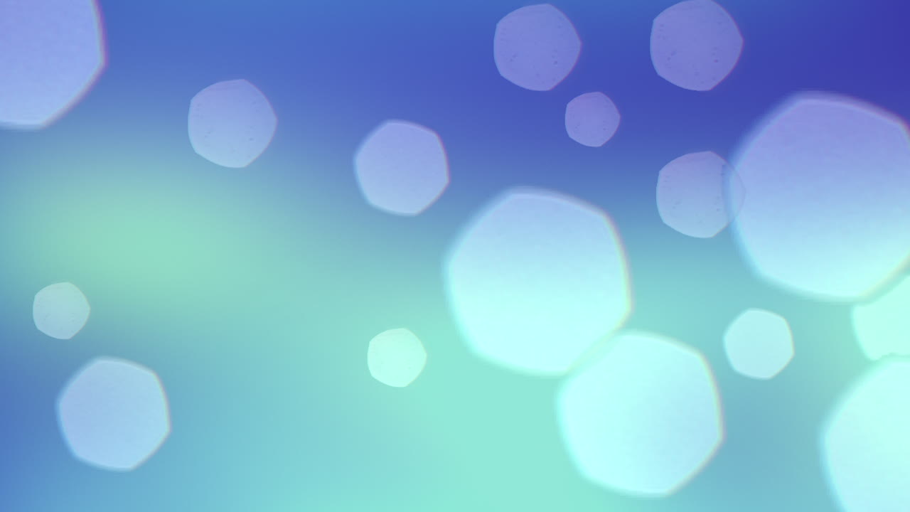 떠다니는 원과 함께 생동감 넘치는 추상적인 배경