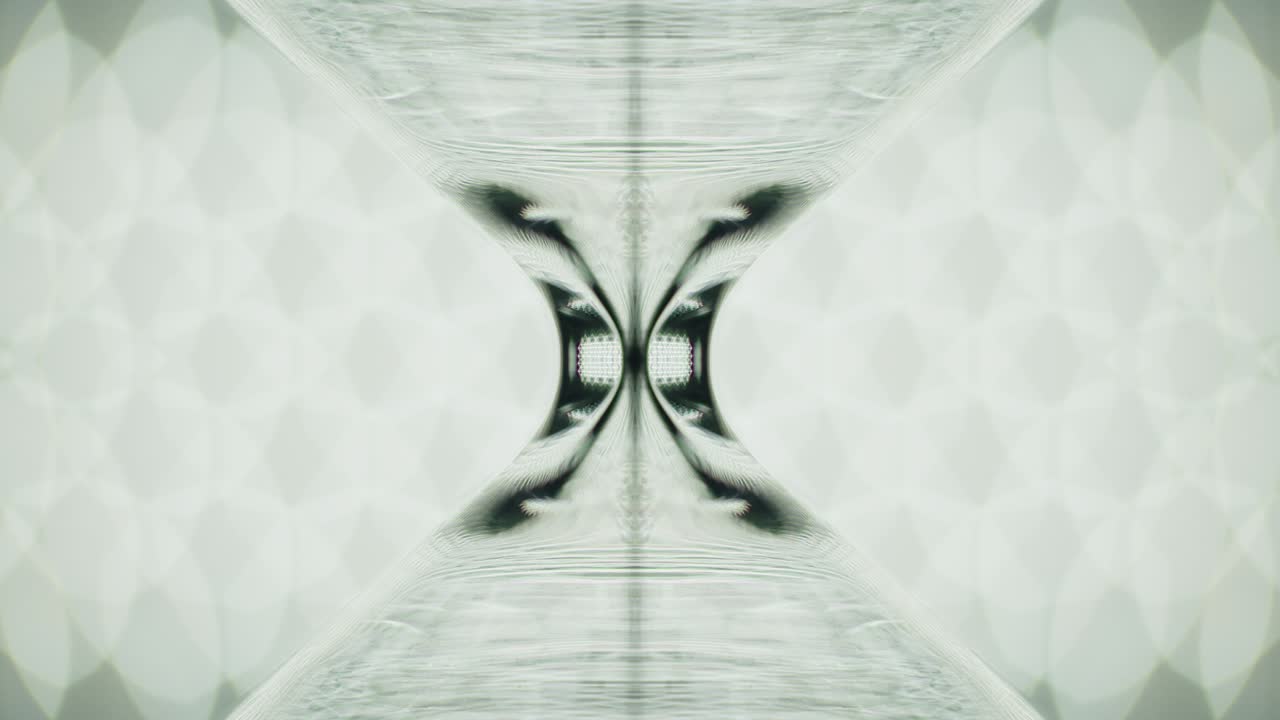 Macro shot of transparent hourglass