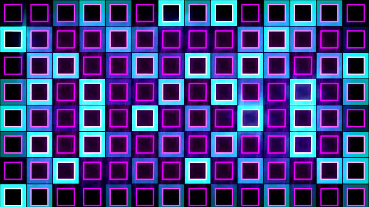 Squares lights Video Abstract Background