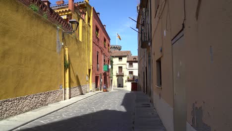 Hostalric-Costa-Brava-Gerona-in-Spain-medieval-castle-touristic-village-near-Barcelona