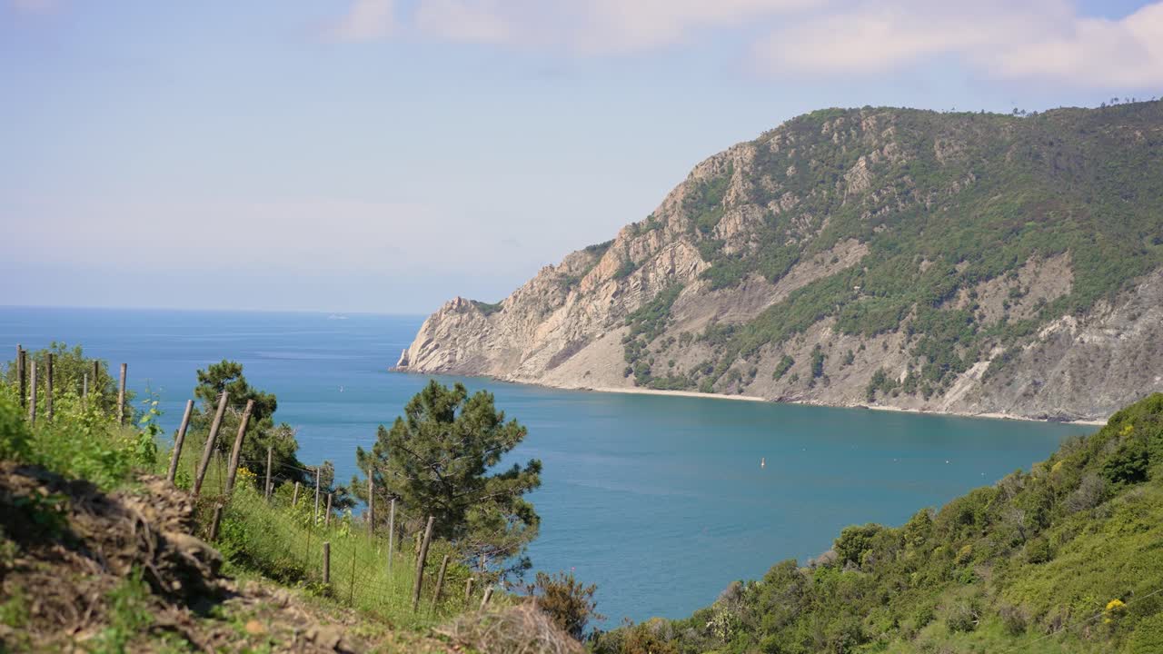 splendida vista panoramica della costa delle cinque terre