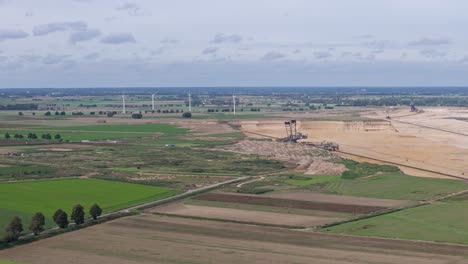 Site-of-former-village-Immerath,-Germany-demolished-for-Garzweiler-Coal-mine,-Aerial-view