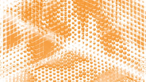 fondo de cubos naranjas abstractos