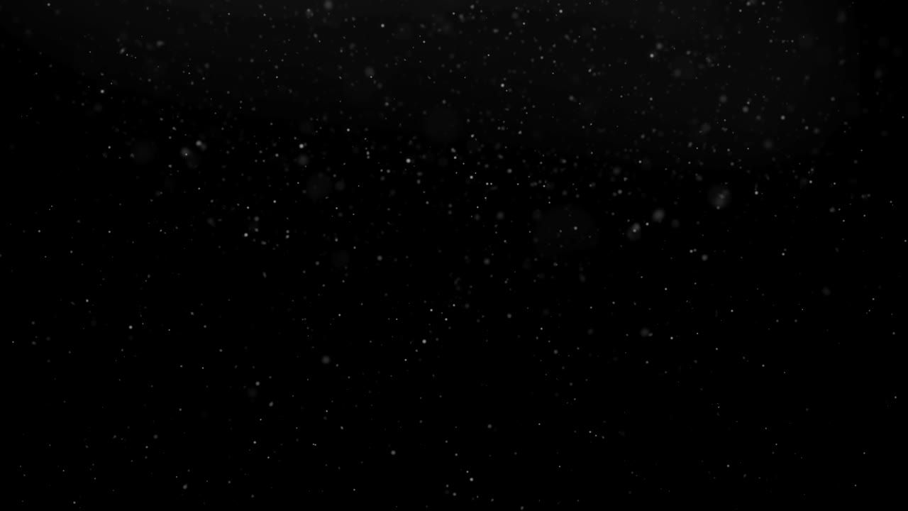 Abstract motion background of white particles. Beautiful white floating dust particles. Seamless Loopable 3D. 4K Animation