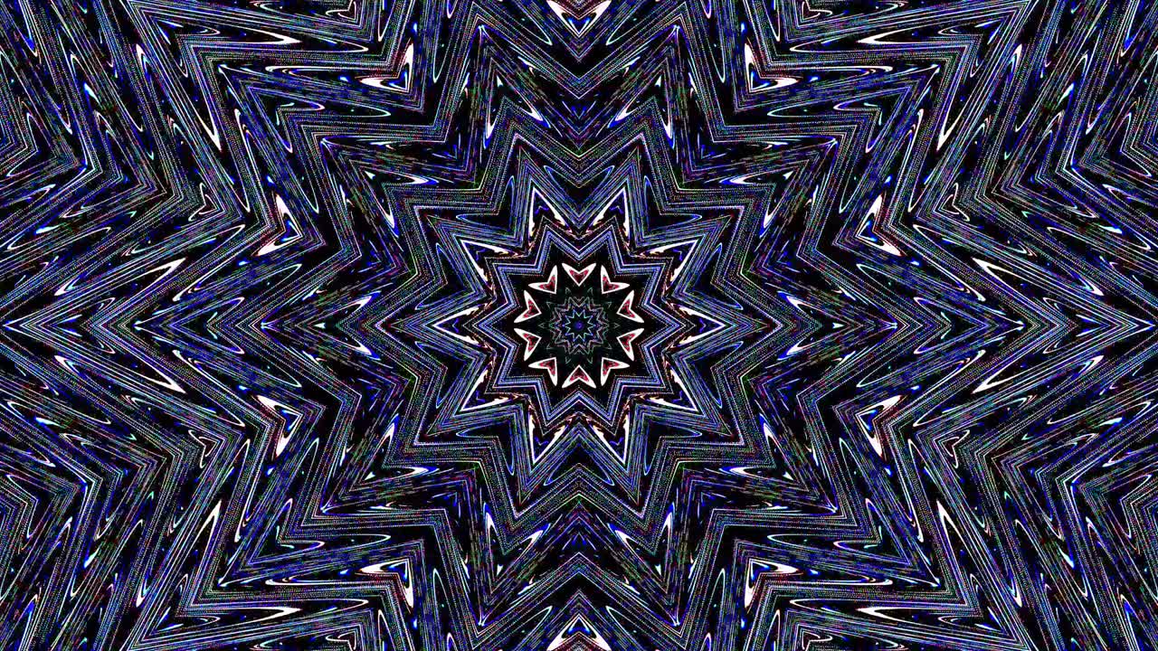 Bright abstract light governing blue color, kaleidoscope,full color background