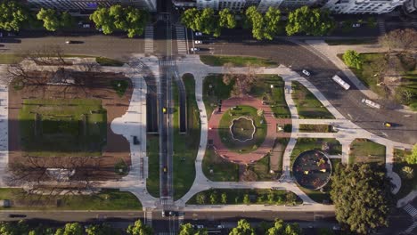 congress square in buenos aires, argentine