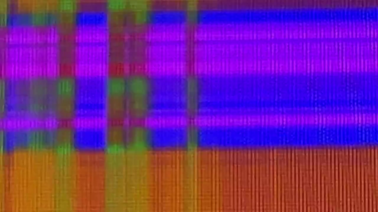 Abstract digital glitch pattern