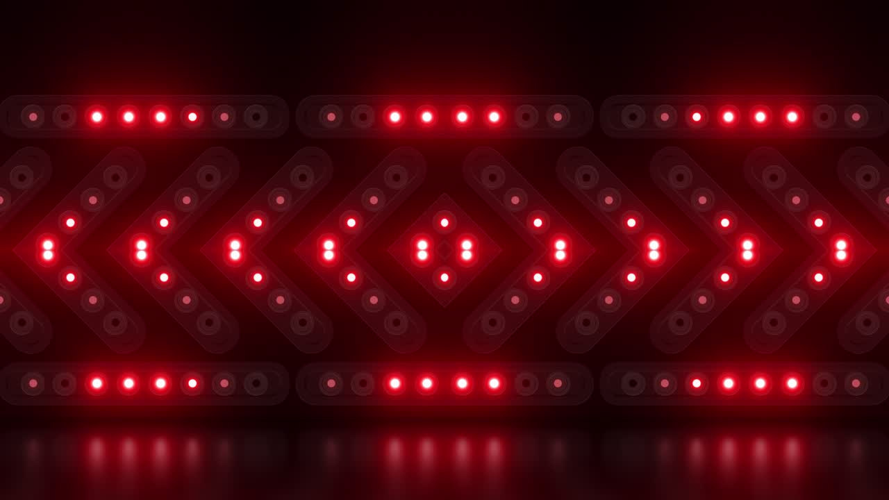 Red Neon Light Pattern Background