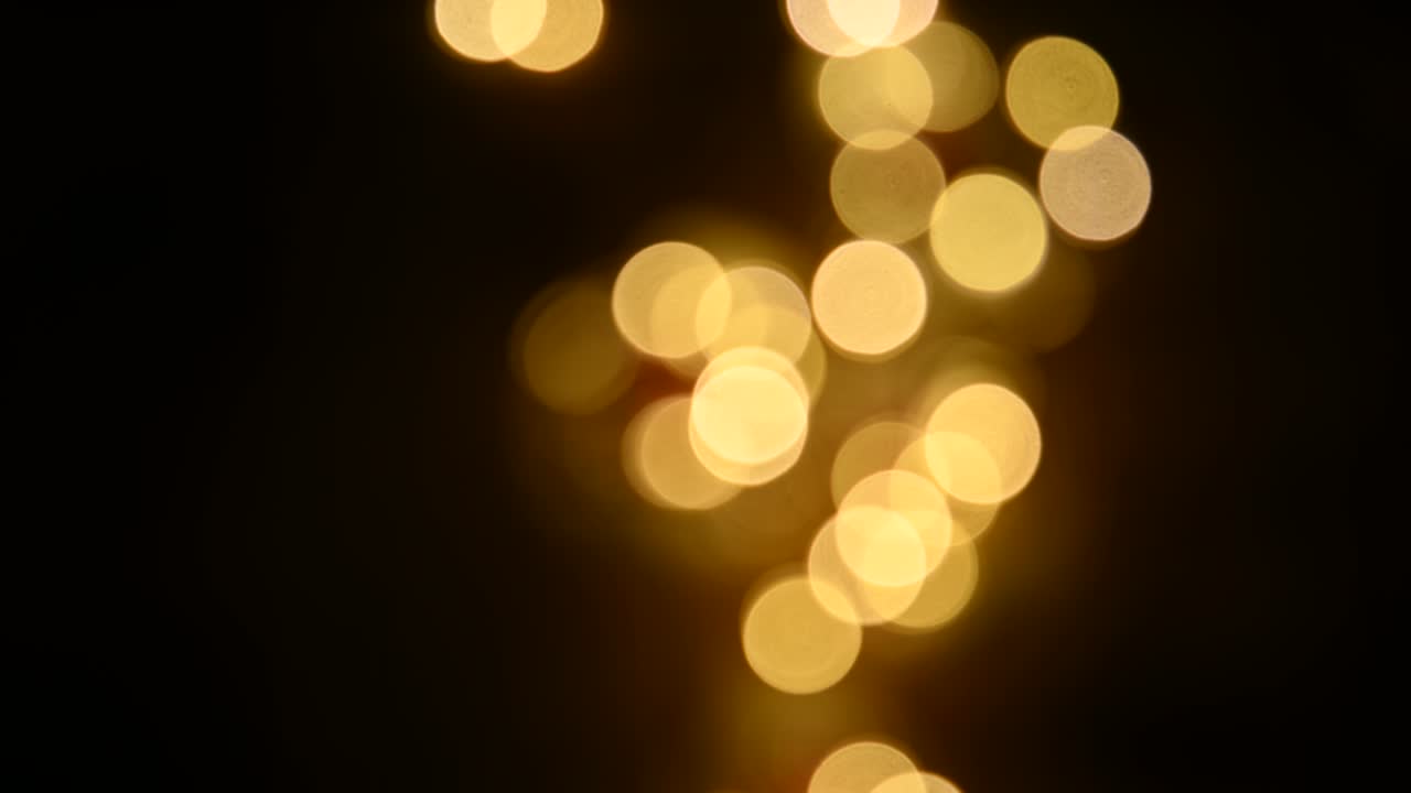 luces doradas de navidad fondo bokeh
